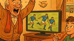 Barzelletta: Nonno urla “Daje! Daje!” ovunque